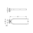 Держатель для полотенца GROHE Selection, двойной, никель глянец (41059BE0)