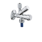Вентиль угловой GROHE комбинированный 3/8x3/8″ для подключения смесителей, хром (41070000)
