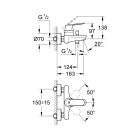 Готовый комплект для ванной комнаты GROHE Eurosmart Cosmopolitan (NB0043)