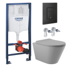 Комплект инсталляции GROHE Solido 38811KF0 с унитазом Aqueduto CONE CON0130 и раковиной Aqueduto ESPIRAL D400 ESP0130 (NW0407)