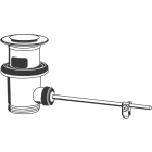 Донный клапан для смесителей для раковины/биде GROHE, хром (28910000)