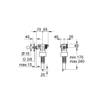 Наполнительный клапан GROHE 3/8" (37095000)