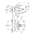 Готовый комплект для ванной комнаты GROHE Eurostyle, хром (NB0006)