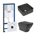Комплект инсталляции GROHE Rapid SL 38772SH0 с унитазом Aqueduto ESTETA EST0140 и раковиной Aqueduto ESPIRAL ESP0340 (NW0372)