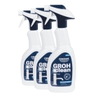 Набор из трех бутылок универсального чистящего средства GROHE, GROHclean Professional, с распылителем, (48166000-TRIO)
