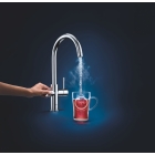 Комплект для кухни GROHE Red Duo с C-образным смесителем, бойлером M-Size и фильтром, хром (30083001)