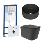 Комплект инсталляции GROHE Rapid SL 38775001 с унитазом Aqueduto MACIO Plus MACТ0240 и раковиной Aqueduto ESPIRAL D400 ESP0140 (NW0434)