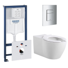 Комплект инсталляции GROHE 38775001 с унитазом AQUATEK для людей с ограниченными возможностями (NW0522)