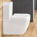 Унитаз напольный с бачком и сиденьем с микролифтом GROHE Euro Ceramic, альпин-белый (3946200H)