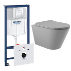 Комплект инсталляции GROHE Rapid SL 38775001 с унитазом Aqueduto CONE CON0130 и раковиной Aqueduto ESPIRAL D400 ESP0130 (NW0406)