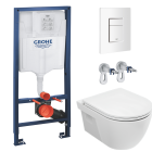 Комплект инсталляции GROHE Rapid SL 38772SH0 с унитазом AQUAme AQM2011 и сиденьем с микролифтом (NW0290)