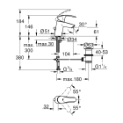Комплект смесителей GROHE Eurosmart с душевым гарнитуром Tempesta Cosmopolitan 100, хром (NB0079)