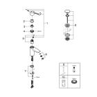 Смеситель для раковины GROHE Eurosmart, S-size, хром (23982003)