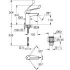 Смеситель для раковины GROHE Eurosmart, M-size, хром (23983003)
