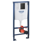 Система инсталляции для унитаза GROHE Solido 4 в 1 с панелью смыва Even, фантомный черный (38811KF0-B/S)