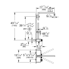 Душевая система GROHE Euphoria SmartControl System Mono с термостатом для душа, хром (26511000)