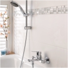 Душевой гарнитур GROHE QuickFix Vitalio Start 100, 1 режим струи, душевая штанга 600 мм, 5,7 л/мин, хром (27942000)