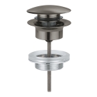 Донный клапан для раковины GROHE, темный графит матовый (65807AL0)