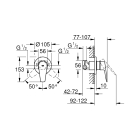 Комплект для гигиенического душа GROHE Tempesta-F, хром (NH0004/S)