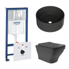 Комплект инсталляции GROHE Rapid SL 38775001 с унитазом Aqueduto ESTETA EST0140 и раковиной Aqueduto ESPIRAL D400 ESP0140 (NW0410)