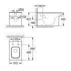 Унитаз GROHE Cube Ceramic напольный, альпин-белый (3948400H)