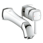 Внешняя часть смесителя для раковины GROHE Grandera на 2 отверстия, хром (19930000)