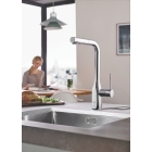 Смеситель для кухни GROHE Essence с вытяжным изливом 2jet, хром (30504000)