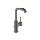 Смеситель для раковины GROHE Essence с донным клапаном, L-size, темный графит матовый (32628AL1)