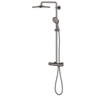Душевая система GROHE Rainshower SmartActive 310 с термостатом для душа, темный графит глянцевый (26836A00)