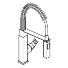 Смеситель для кухни GROHE Eurocube, суперсталь (31395DC0)