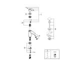 Смеситель для раковины GROHE Eurosmart, S-size, хром (23974003)