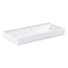 Раковина GROHE Cube Ceramic, подвесная 100 см, альпин-белый (3938600H)