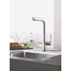 Смеситель для кухни GROHE Essence с вытяжным изливом 2jet, хром (30504000)