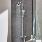 Душевая система GROHE Tempesta Cosmopolitan System 250 Cube с термостатом для ванны, хром (26691000)