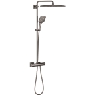 Душевая система GROHE Rainshower SmartActive 310 Cube с термостатом для душа, темный графит глянцевый (26837A00)