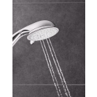 Душевой гарнитур GROHE Tempesta Rustic 100 с мыльницей, 4 режима струи, душевая штанга 600 мм, 9,5 л/мин, хром (26086001)