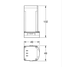 Батарея для Grohe PureFoam Global White (1033859990)