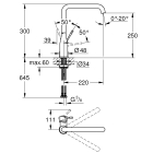 Смеситель для кухни GROHE Essence, теплый закат глянец (30505DA0)