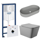 Комплект инсталляции GROHE Rapid SL 38772SH0 с унитазом Aqueduto MACIO MAC0130 и раковиной Aqueduto ESPIRAL ESP0230 (NW0444)