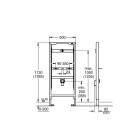 Система инсталляции для писсуара GROHE Rapid SL (38517001)