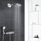 Верхний душ GROHE Rainshower 360 MONO с душевым кронштейном, 1 режим, 450 мм, хром (26450000)