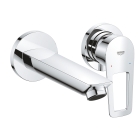 Смеситель для раковины GROHE BauLoop в комплекте с монтажной частью, хром (20289001)