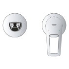 Смеситель для раковины GROHE BauLoop в комплекте с монтажной частью, хром (20289001)
