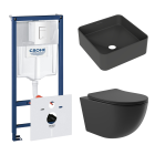 Комплект инсталляции GROHE Rapid SL 38772SH0 с унитазом Aqueduto OVO OVO0140 и раковиной Aqueduto ESPIRAL ESP0340 (NW0384)