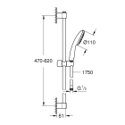 Готовый комплект для ванной комнаты GROHE BauEdge (NB0050)