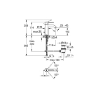 Смеситель для раковины GROHE Essence с донным клапаном, S-size, холодный рассвет матовый (23589GN1)