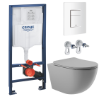 Комплект инсталляции GROHE Rapid SL 38772SH0 с унитазом Aqueduto OVO OVO0130 и раковиной Aqueduto ESPIRAL D400 ESP0130 (NW0400)