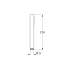 Ручной душ GROHE Euphoria Cube+ Stick, 1 режим, суперсталь (27888DC0)