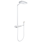 Душевая система с термостатом для настенного монтажа, GROHE Rainshower System SmartControl Duo 360, белая луна, (26250LS0)