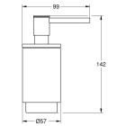 Дозатор жидкого мыла GROHE Selection, фантомный чёрный (41218KF0)